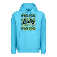 Ocean Blue lucky mama Premium Hoodie - MaliasSmallBusiness
