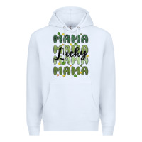 White lucky mama Premium Hoodie - MaliasSmallBusiness