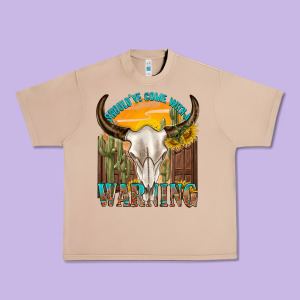 Shouldve Come With A Warning Urban Heavy Tee Designed By Texasbilliewilder