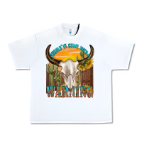 White shouldve come with a warning Urban Heavy Tee - texasbilliewilder