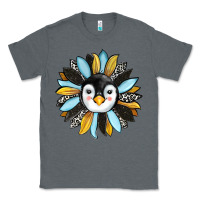 Charcoal Heather penguin sunflower Classic Tee - RanaPortraitStore