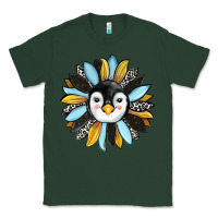 Sports Green penguin sunflower Classic Tee - RanaPortraitStore