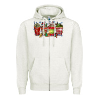 Christmas Drink Zipper Hoodie | Teevron