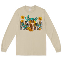 Mushroom show mom with horse mothers day Long Sleeve Tee - texasbilliewilder