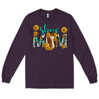 Plum show mom with horse mothers day Long Sleeve Tee - texasbilliewilder