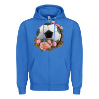True Royal western soccer with roses Zipper Hoodie - HRA Design Shop