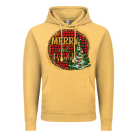 Vintage Mustard merry and bright christmas tree Vintage Hoodie - AdoDesignShop
