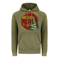 Vintage Olive merry and bright christmas tree Vintage Hoodie - AdoDesignShop