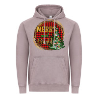 Vintage Zinc merry and bright christmas tree Vintage Hoodie - AdoDesignShop
