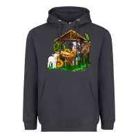 Smoke jesus holy night cows and sunflowers Heavyweight Hoodie - AdoDesignShop