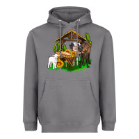 Storm jesus holy night cows and sunflowers Heavyweight Hoodie - AdoDesignShop