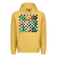 Antique Gold checker board lucky charms Premium Hoodie - MaliasSmallBusiness