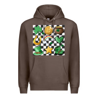 Coffee checker board lucky charms Premium Hoodie - MaliasSmallBusiness