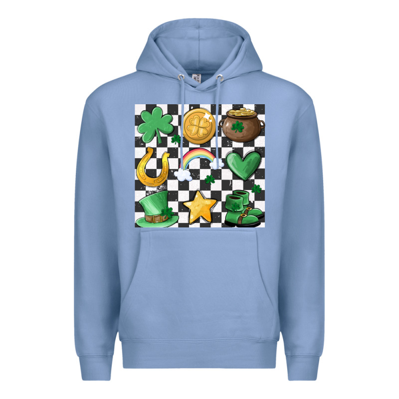 Checker Board Lucky Charms Premium Hoodie by MaliasSmallBusiness | Teevron