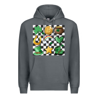 Rock checker board lucky charms Premium Hoodie - MaliasSmallBusiness