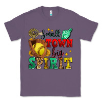 Lavender small town big spirit softball Classic Tee - Zillion Design Studio