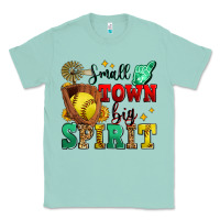 Seafoam small town big spirit softball Classic Tee - Zillion Design Studio
