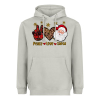 Moon Dust peace love santa Heavyweight Hoodie - JahusDesignShop