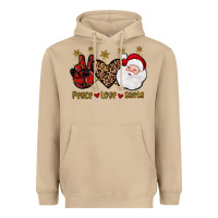 Mushroom peace love santa Heavyweight Hoodie - JahusDesignShop