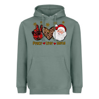 Sage peace love santa Heavyweight Hoodie - JahusDesignShop