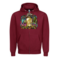 Burgundy tequila Zipper Hoodie - SublimationCraftShop