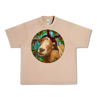 Burro Farm Goat Christmas Urban Heavy Tee - RanaPortraitStore