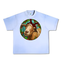 Grape Ice Farm Goat Christmas Urban Heavy Tee - RanaPortraitStore