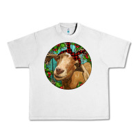 Lunar Rock Farm Goat Christmas Urban Heavy Tee - RanaPortraitStore