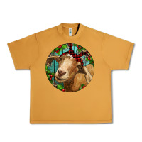Peanut Butter Farm Goat Christmas Urban Heavy Tee - RanaPortraitStore