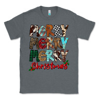 Charcoal Heather Merry Christmas Classic Tee - FaDigitalArtStudio