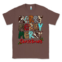 Chestnut Merry Christmas Classic Tee - FaDigitalArtStudio