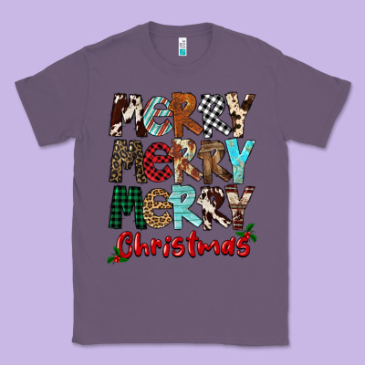 Merry Christmas Classic Tee Designed By Fadigitalartstudio