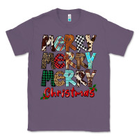 Lavender Merry Christmas Classic Tee - FaDigitalArtStudio