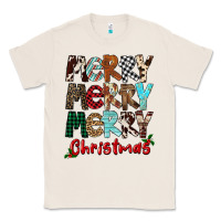 Natural Merry Christmas Classic Tee - FaDigitalArtStudio