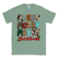 Sage Merry Christmas Classic Tee - FaDigitalArtStudio
