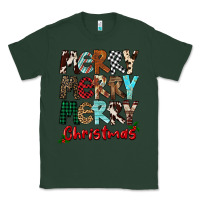 Sports Green Merry Christmas Classic Tee - FaDigitalArtStudio