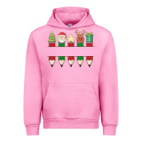 Fuchsia Pink add your personalization christmas pencils Urban Hoodie - MaliasSmallBusiness