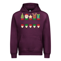 Mauve Wine add your personalization christmas pencils Urban Hoodie - MaliasSmallBusiness