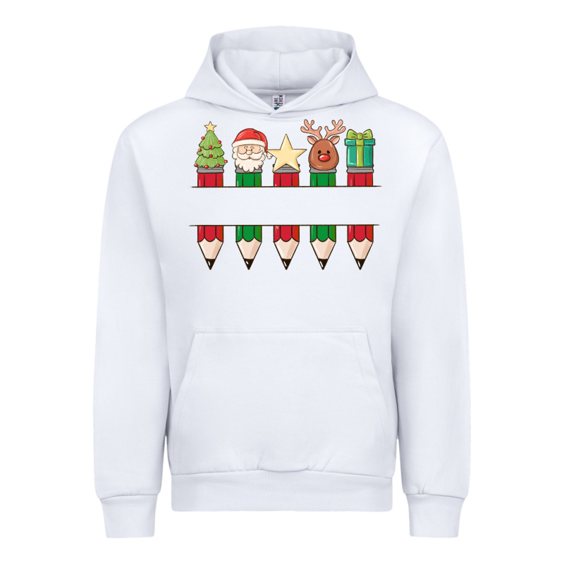 Add Your Personalization Christmas Pencils Urban Hoodie by MaliasSmallBusiness | Teevron