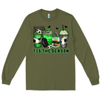 Army Green tis' the season soccer coffee cups Long Sleeve Tee - Zillion Design Studio