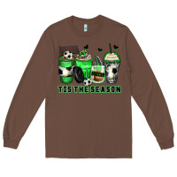Chestnut tis' the season soccer coffee cups Long Sleeve Tee - Zillion Design Studio