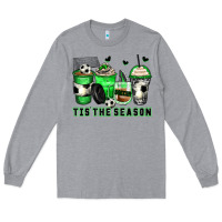 Heather Grey tis' the season soccer coffee cups Long Sleeve Tee - Zillion Design Studio