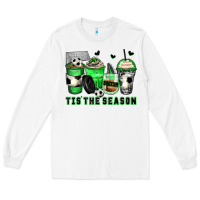White tis' the season soccer coffee cups Long Sleeve Tee - Zillion Design Studio