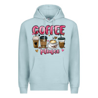 Blue Mist coffee please Premium Hoodie - MaliasSmallBusiness