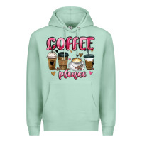 Seafoam coffee please Premium Hoodie - MaliasSmallBusiness