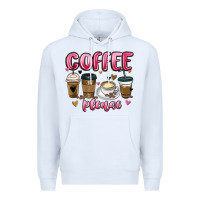 White coffee please Premium Hoodie - MaliasSmallBusiness