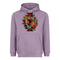 Lavender aztec rodeo cowboy christmas Heavyweight Hoodie - JahusDesignShop