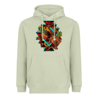 Matcha aztec rodeo cowboy christmas Heavyweight Hoodie - JahusDesignShop