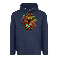 Navy aztec rodeo cowboy christmas Heavyweight Hoodie - JahusDesignShop