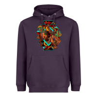 Plum aztec rodeo cowboy christmas Heavyweight Hoodie - JahusDesignShop